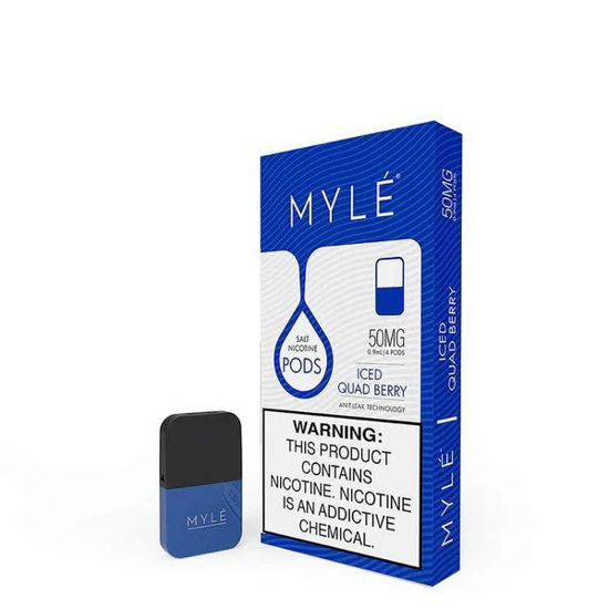 Iced Quad Berry - MYLÉ Pods | 4 Pack | 2nd Generation Compatible | Vape Store