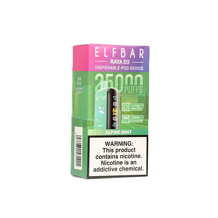 Elf Bar Raya D3 – Alpine Mint – 25000 - Vape Shop Vijayawada