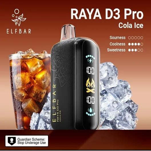 Elf Bar Raya D3 Pro 30K – Cola Ice - Vape Shop Vijayawada