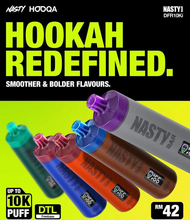 Nasty Bar Hooqa DFR10Ki DTL Disposable 3mg India | Vape Store