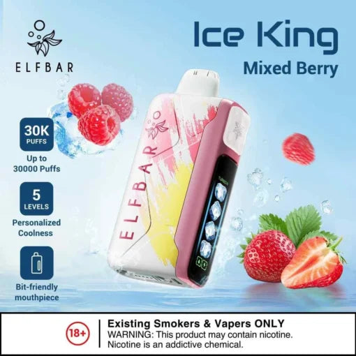 Elf Bar Ice King – Mixed Berries – 30K - Vape Shop Vijayawada