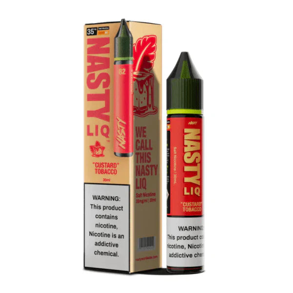 Custard Tobacco - Nasty LIQ | 30ML Vape Juice | 35MG,50MG | Vape Store