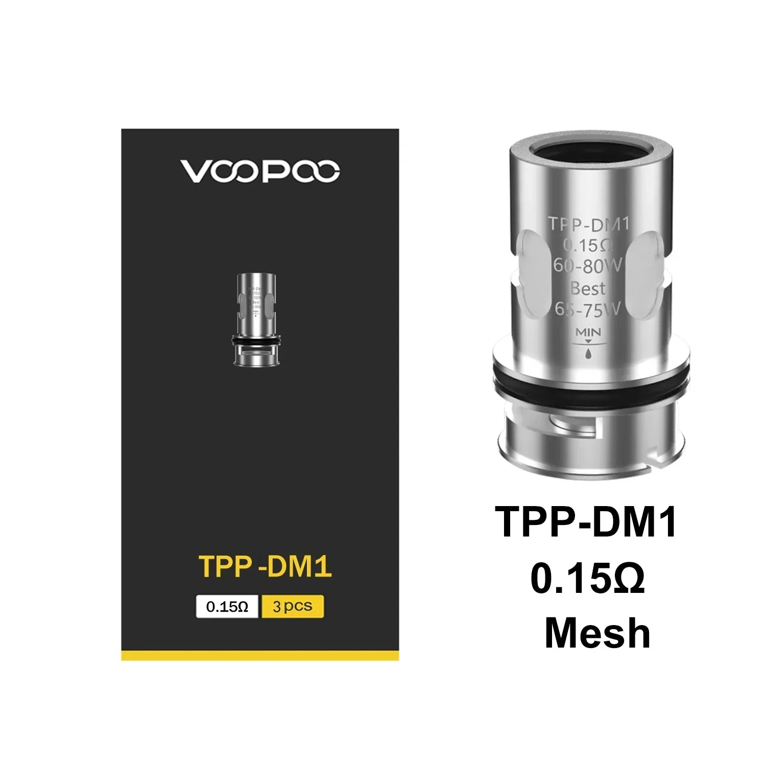 VooPoo TPP Replacement Coils India (Pack of 3) | Vape Store