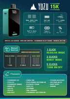 Yuzu 15000 Puff 5% Disposable Vape India | Vape Store