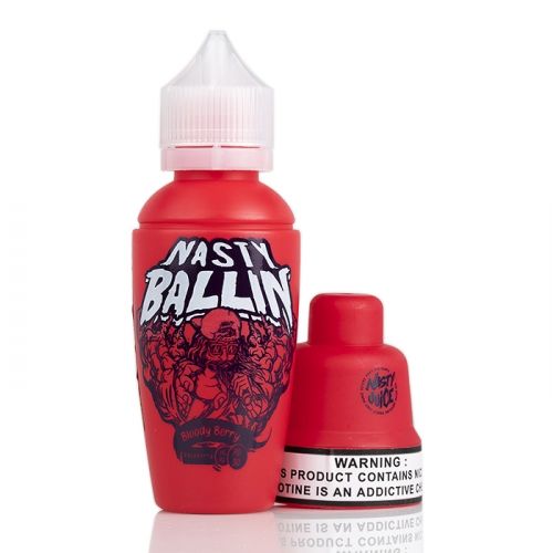 Bloody Berry - Nasty Ballin E-Liquid | 60ML Vape Juice | 0MG, 3MG, 6MG | Vape Store