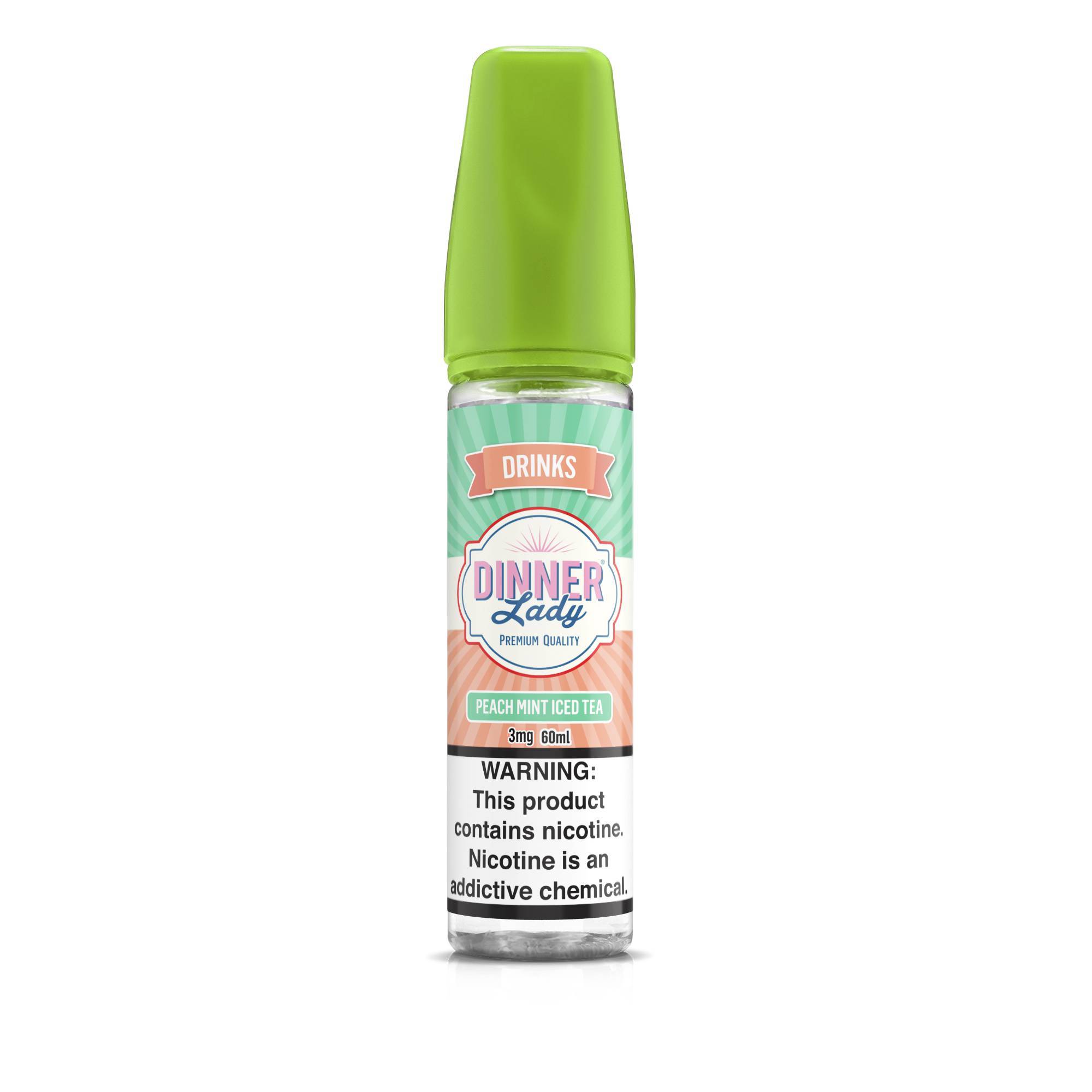 Peach Mint Iced Tea - Dinner Lady | 60ML Vape Juice | 3MG, 6MG | Vape Store
