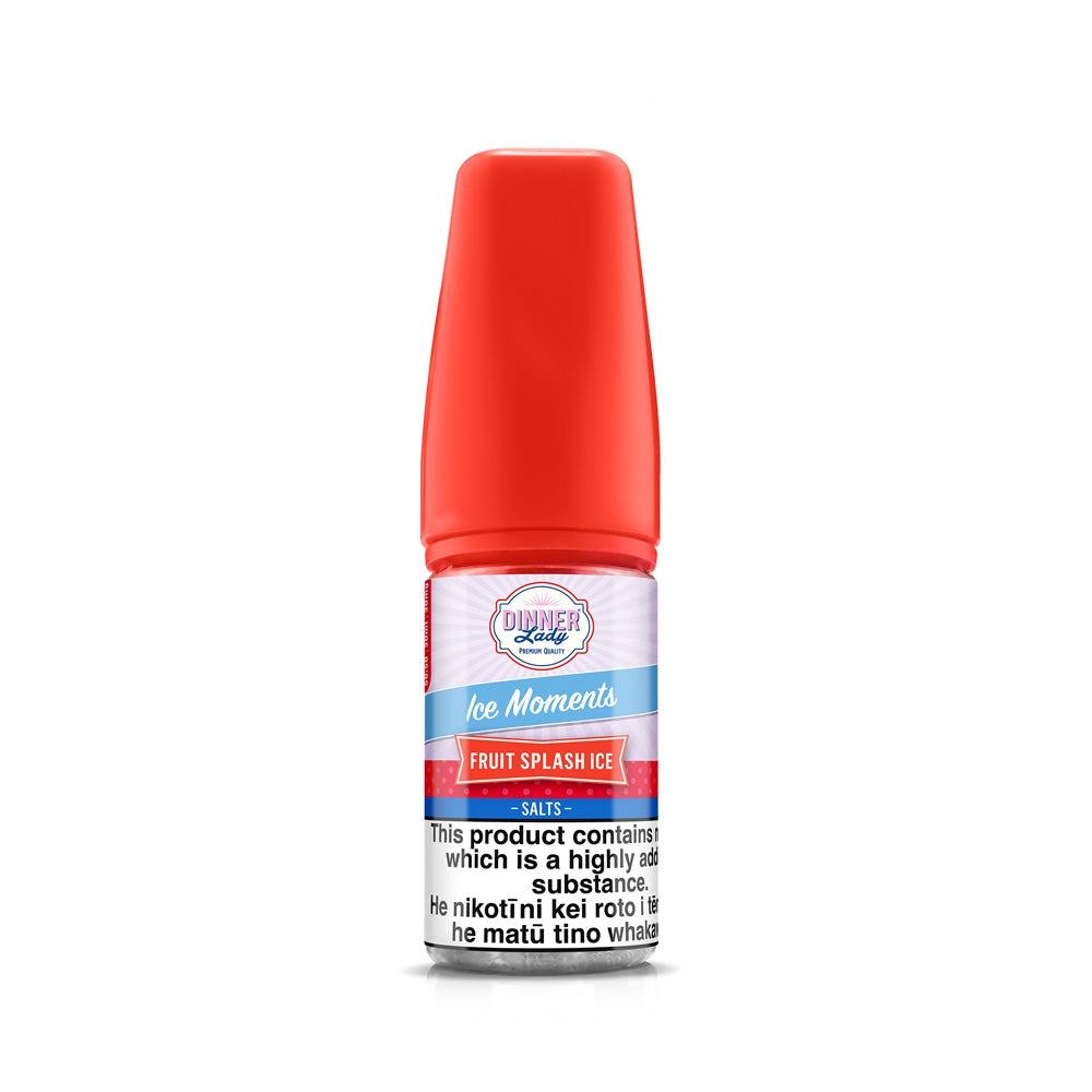 Fruit Splash - Dinner Lady Salts Ice Moments | 30ML Vape Juice | 30MG, 50MG | Vape Store
