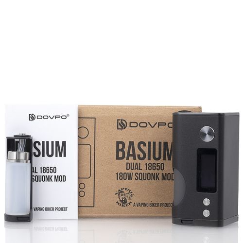 DOVPO x Vaping Biker Basium Squonk 180W Box Mod India | Vape Store
